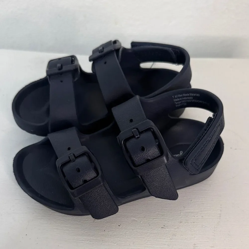 Cat & Jack Dark Blue Kids Sandals- toddler 7